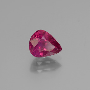 1.14 ct Red Ruby Stone, Natural Ruby in Pear Facet Shape for Sale