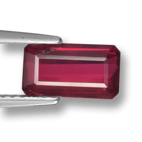 أحمر وردى ياقوت حجر كريم - 1.7ct قصة درجة ثمانى (ID: 459799)