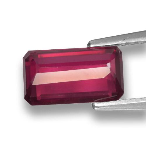 Ruby Gemstone in 8.8 x 4.9 mm Size for Sale, Ruby Stone in Pinkish Red Color
