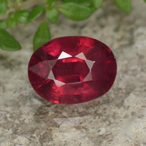 2ct Oval Facet Red Ruby Gem for sale 2ct Oval Facet Red Ruby Gem (ID: 465562)