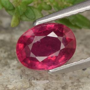 1.1ct Oval Facet Red Ruby for sale thumb image of 1.1ct Oval Facet Red Ruby (ID: 466495)