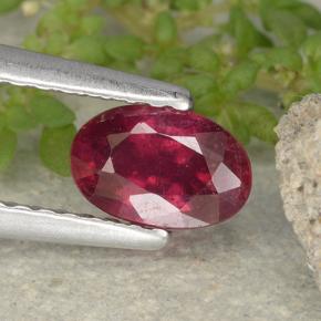 0.9ct Oval Facet Pink Red Ruby for sale thumb image of 0.9ct Oval Facet Pink Red Ruby (ID: 481979)