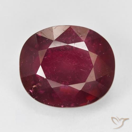 17.06ct Natural Deep Red Ruby, Oval, VS-SI