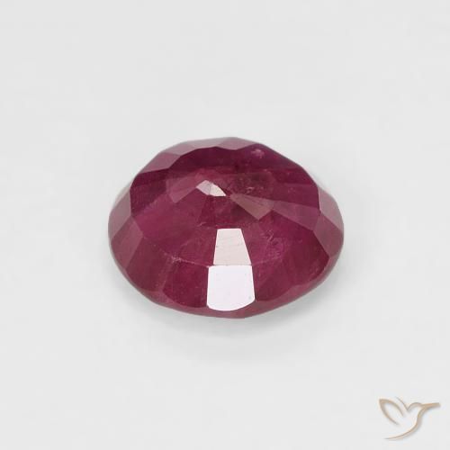 Ruby Gemstone in 5.5 mm (calibrated) Size for Sale, Ruby Stone in Deep Red Color