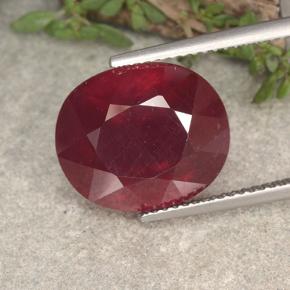 13.9ct Oval Facet Red Ruby for sale thumb image of 13.9ct Oval Facet Red Ruby (ID: 495274)