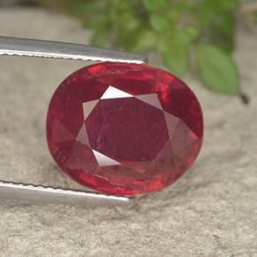 12.7ct Oval Facet Red Ruby Gem for sale 12.7ct Oval Facet Red Ruby Gem (ID: 495288)