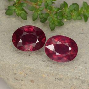 2.7ct Oval Facet Pinkish Red Ruby for sale thumb image of 2.7ct Oval Facet Pinkish Red Ruby (ID: 495798)