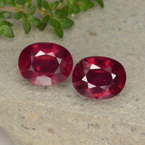 3ct Oval Facet Pinkish Red Ruby for sale thumb image of 3ct Oval Facet Pinkish Red Ruby (ID: 495800)
