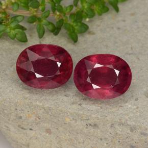 6.2ct Oval Facet Pinkish Red Ruby for sale thumb image of 6.2ct Oval Facet Pinkish Red Ruby (ID: 495801)
