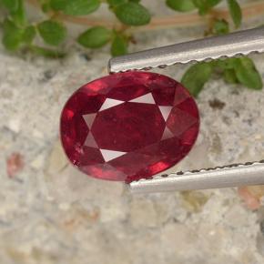 Blood Red Рубин Камень - 1.9ct Фасетный Овал (ID: 496283)