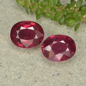 2.4ct Oval Facet Pinkish Red Ruby Gem for sale 2.4ct Oval Facet Pinkish Red Ruby Gem (ID: 496348)