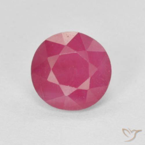 1.19ct Natural Pinkish Red Ruby, Round, VS-SI