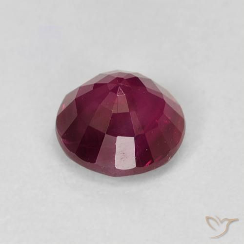 Ruby Gemstone in 5.5 mm (calibrated) Size for Sale, Ruby Stone in Medium Red Color