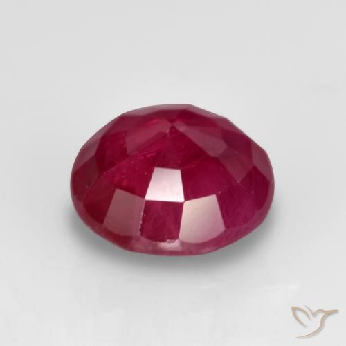 Ruby Gemstone in 6 mm (calibrated) Size for Sale, Ruby Stone in Deep Red Color