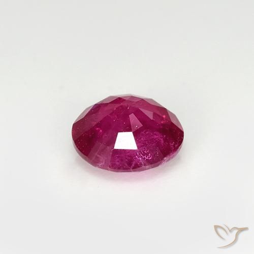 Ruby Gemstone in 5 mm (calibrated) Size for Sale, Ruby Stone in Medium Red Color