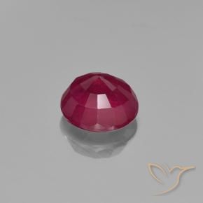 Ruby Gemstone in 5.5 mm (calibrated) Size for Sale, Ruby Stone in Pinkish Red Color