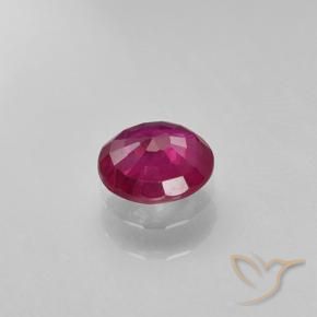 Ruby Gemstone in 5.5 mm (calibrated) Size for Sale, Ruby Stone in Pinkish Red Color
