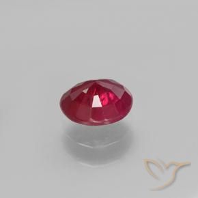Ruby Gemstone in 5.5 mm (calibrated) Size for Sale, Ruby Stone in Medium Red Color