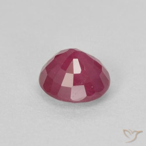 Ruby Gemstone in 4.5 mm (calibrated) Size for Sale, Ruby Stone in Pinkish Red Color
