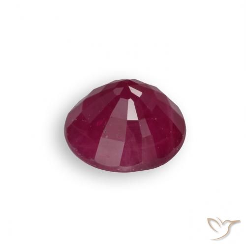 Ruby Gemstone in 5 mm (calibrated) Size for Sale, Ruby Stone in Medium Red Color