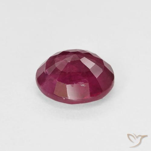 Ruby Gemstone in 6 mm (calibrated) Size for Sale, Ruby Stone in Jam Red Color