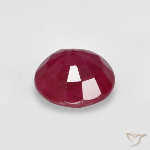 Ruby Gemstone in 5.5 mm (calibrated) Size for Sale, Ruby Stone in Medium Red Color
