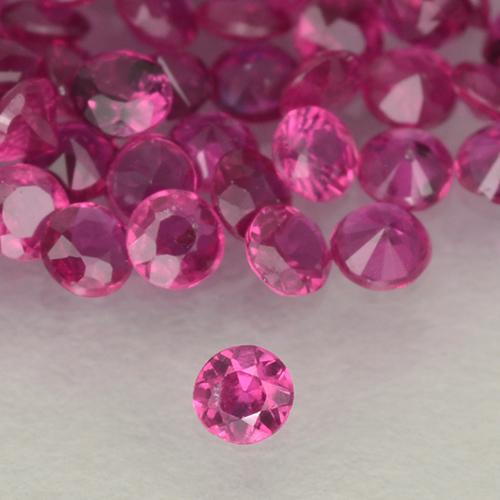 Hot Pink Ruby Gem - 0ct Diamond-Cut (ID: 500564)