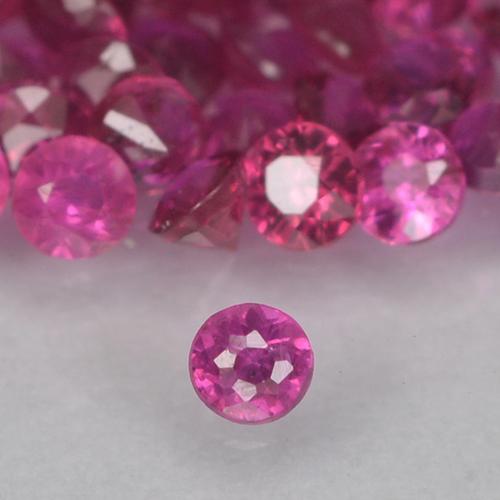 Púrpura oscuro Rubí Gema - 0ct Corte Diamante (ID: 500640)