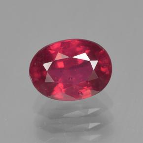 2ct Oval Facet Pinkish Red Ruby Gem for sale 2ct Oval Facet Pinkish Red Ruby Gem (ID: 500730)