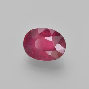 1.91 ct Red Ruby Stone, Natural Ruby in Oval Facet Shape for Sale