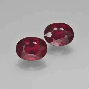 2.1ct Oval Facet Pinkish Red Ruby Gem for sale 2.1ct Oval Facet Pinkish Red Ruby Gem (ID: 501794)