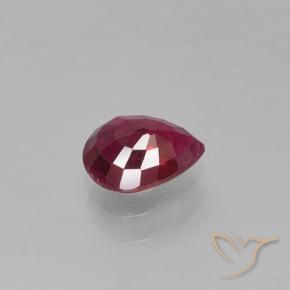 Ruby Gemstone in 5.2 x 4 mm Size for Sale, Ruby Stone in Deep Red Color