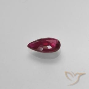 Ruby Gemstone in 6 x 4 mm (calibrated) Size for Sale, Ruby Stone in Medium Red Color