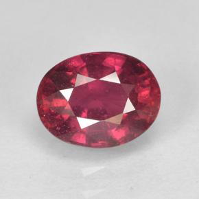 2ct Oval Facet Pinkish Red Ruby Gem for sale 2ct Oval Facet Pinkish Red Ruby Gem (ID: 501953)