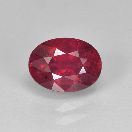 Rojo medio Rubí Gema - 2.1ct Forma ovalada (ID: 502643)