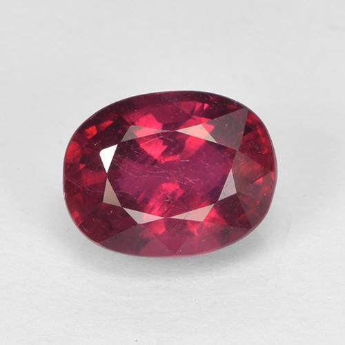 Rosado rojizo Rubí Gema - 1.8ct Forma ovalada (ID: 502654)