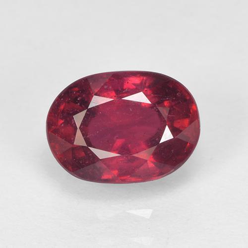 Rojo vino Rubí Gema - 1.9ct Forma ovalada (ID: 502659)