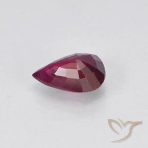 Ruby Gemstone in 5.1 x 3.7 mm Size for Sale, Ruby Stone in Deep Crimson Red Color