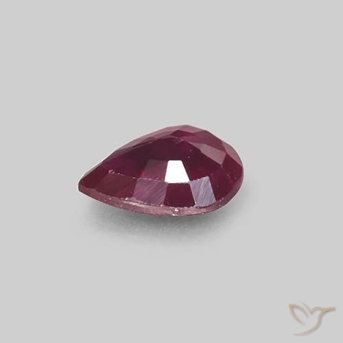 Ruby Gemstone in 5.1 x 3.8 mm Size for Sale, Ruby Stone in Wine Red Color