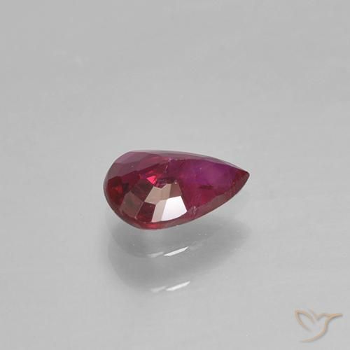 Ruby Gemstone in 5.1 x 3.9 mm Size for Sale, Ruby Stone in Reddish Pink Color