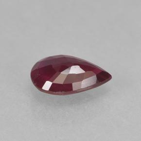 Ruby Gemstone in 6 x 4 mm (calibrated) Size for Sale, Ruby Stone in Wine Red Color