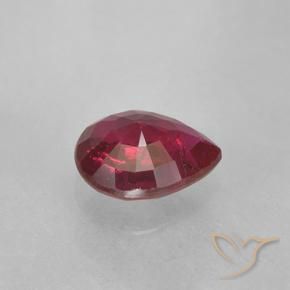 Ruby Gemstone in 5 x 4 mm (calibrated) Size for Sale, Ruby Stone in Jam Red Color