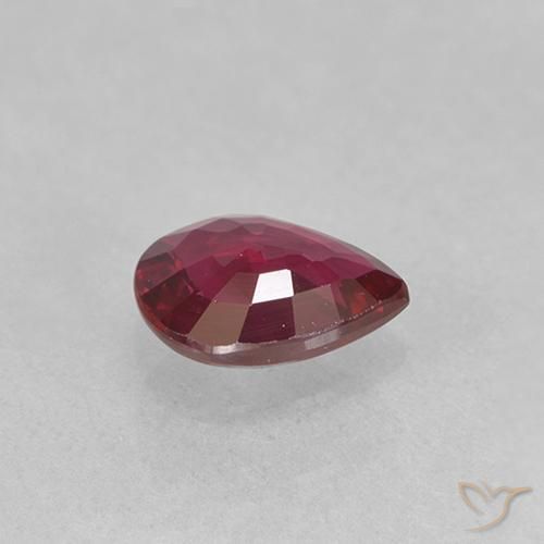 Ruby Gemstone in 5.1 x 3.8 mm Size for Sale, Ruby Stone in Deep Red Color