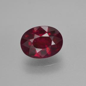 1.7ct Oval Facet Pinkish Red Ruby Gem for sale 1.7ct Oval Facet Pinkish Red Ruby Gem (ID: 503076)