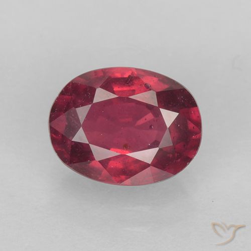 1.72ct Natural Currant Red Ruby, Oval, VS-SI