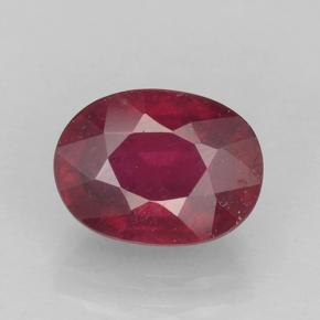 Deep Reddish Pink Рубин Камень - 2ct Фасетный Овал (ID: 503083)