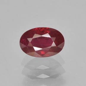 Blood Red Рубин Камень - 0.8ct Фасетный Овал (ID: 503539)