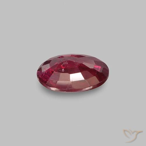 Ruby Gemstone in 5.8 x 3.9 mm Size for Sale, Ruby Stone in Wine Red Color