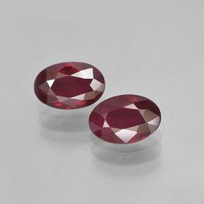 0.6ct Oval Facet Pinkish Red Ruby Gem for sale 0.6ct Oval Facet Pinkish Red Ruby Gem (ID: 503614)