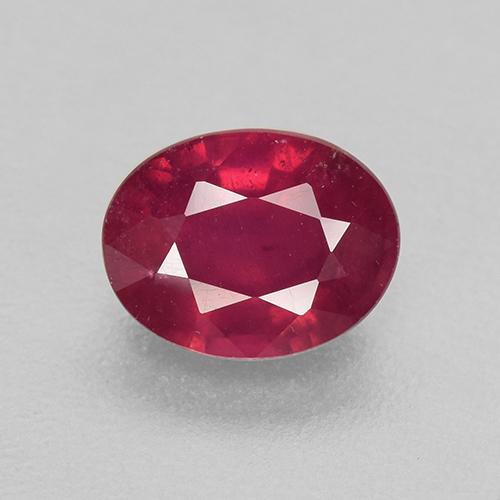 Rojo rosado Rubí Gema - 1.8ct Forma ovalada (ID: 512447)
